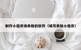 滁州制作小程序填表格的软件（填写表格小程序）