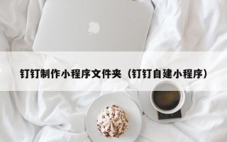 滁州钉钉制作小程序文件夹（钉钉自建小程序）