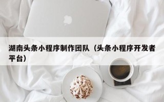 滁州湖南头条小程序制作团队（头条小程序开发者平台）